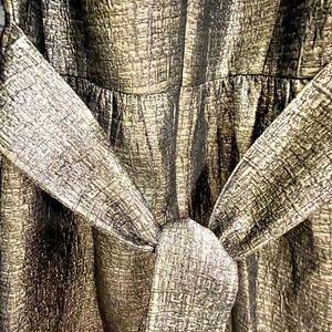 Anthropologie Gold Cocktail dress